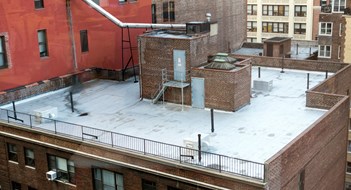 Seeking Safe Outdoor Spaces It's got potential! Depending on its structural capacity, an unused roof space could be a potential valuable outdoor common area.