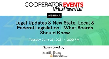 The CooperatorEvents Presents: Legal Updates & New State, Local & Federal Legislation - What Boards Should Know