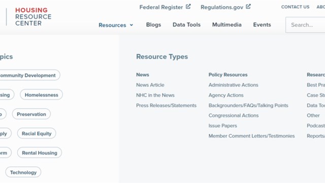 NHC’s Housing Resource Center