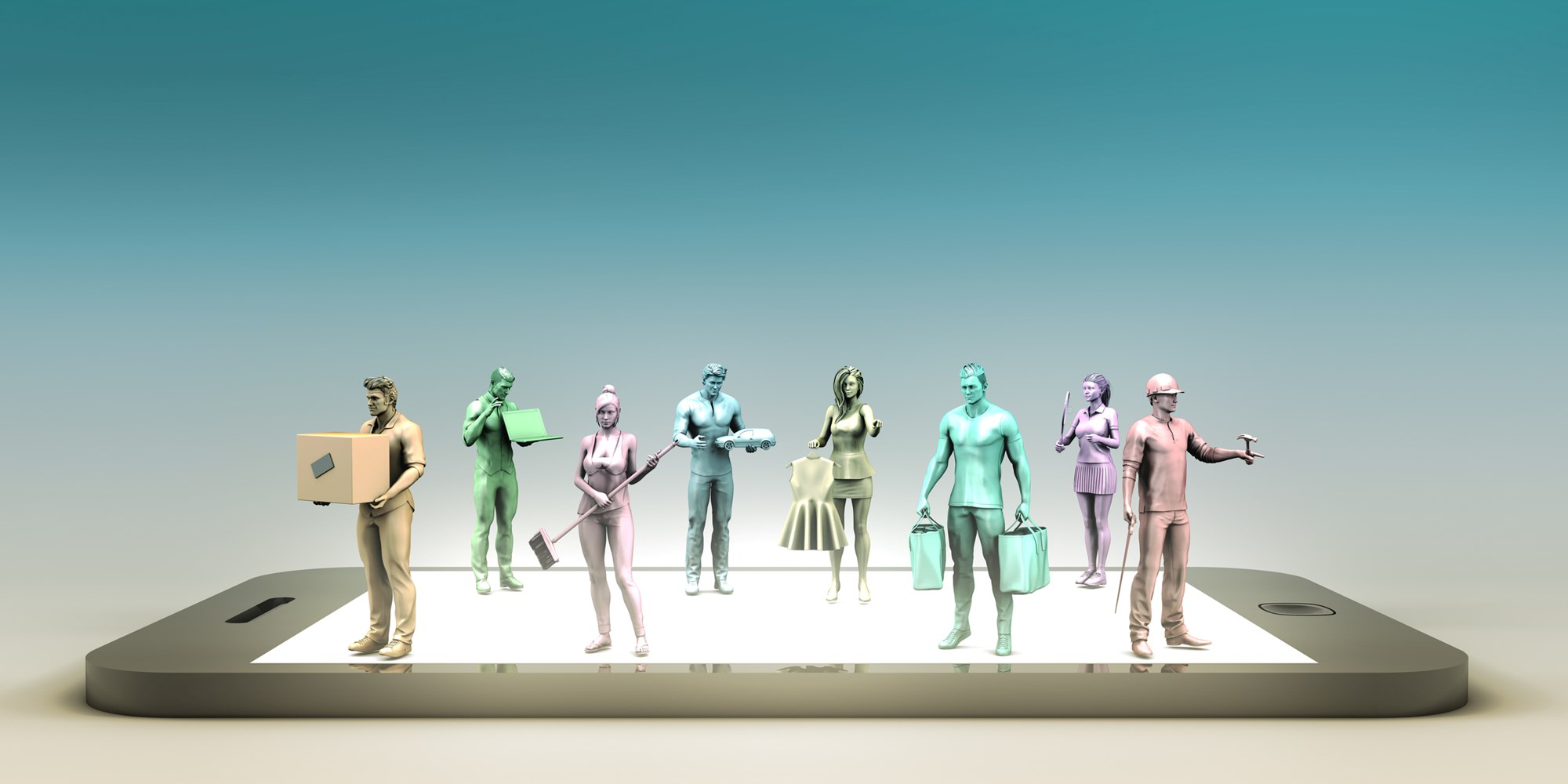 Access Economy or Gig Services By Using Smartphone