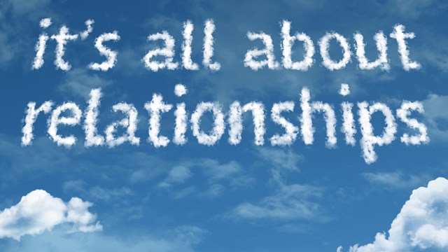 Its All About Relationships clouds