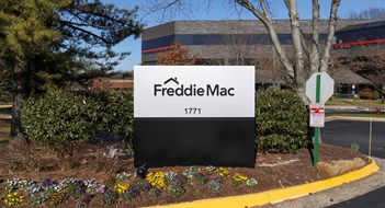 Mortgage Rates Decrease to Lowest Level in Over a Year Reston, Virginia, USA- march 1, 2020: Freddie Mac office in Reston, Virginia, USA. Freddie Mac is a public government-sponsored enterprise (GSE).