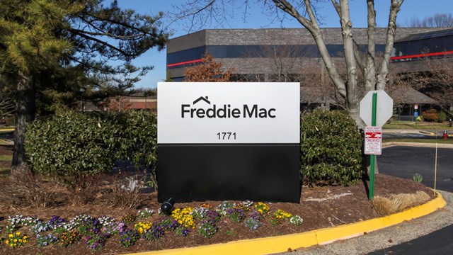 Reston, Virginia, USA- march 1, 2020: Freddie Mac office in Reston, Virginia, USA. Freddie Mac is a public government-sponsored enterprise (GSE).