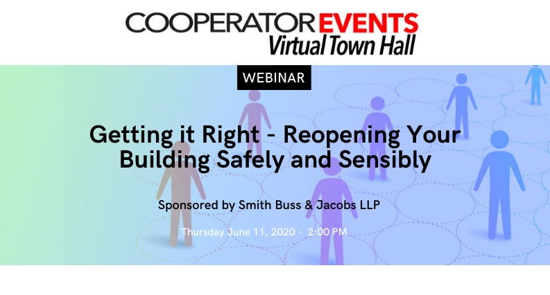 The Cooperator Events Presents: Getting it Right - Reopening Your Building Safely and Sensibly